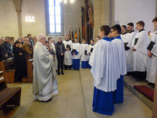 Festgottesdienst zum 50jahrigen Priesterjubiläum von Stadtpfarrer i.R. Geistlichen Rat Ulrich Trzeciok (Foto: Karl-Franz Thiede)